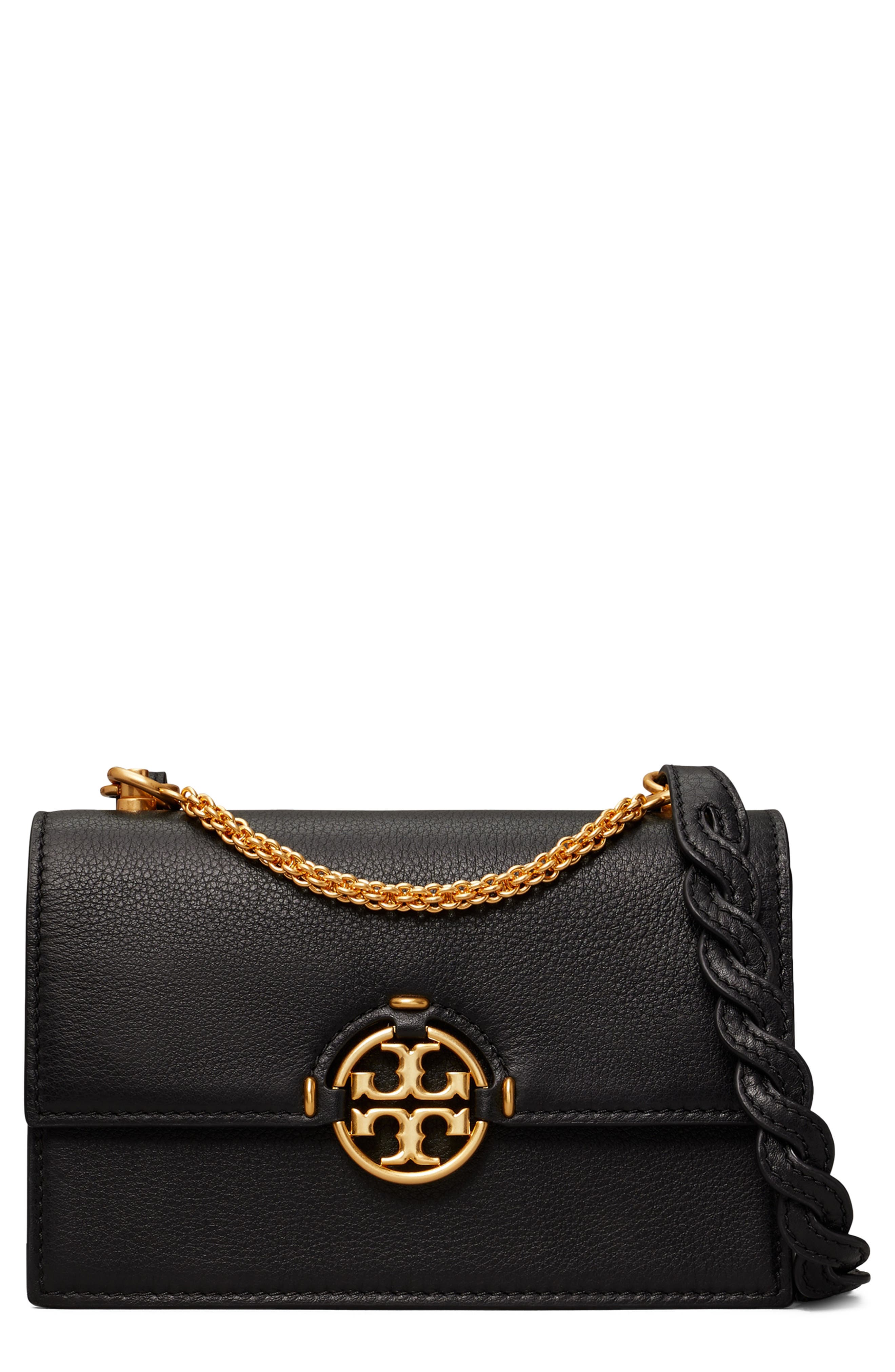 Tory Burch Miller Mini Leather Crossbody Bag