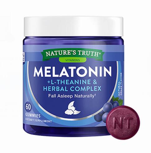 32.84元包邮！美国进口褪黑素助眠软糖60粒*2件