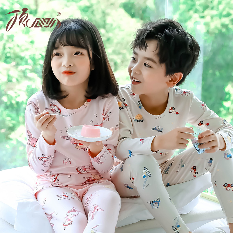 【顶瓜瓜】儿童男童女童纯棉-2件套