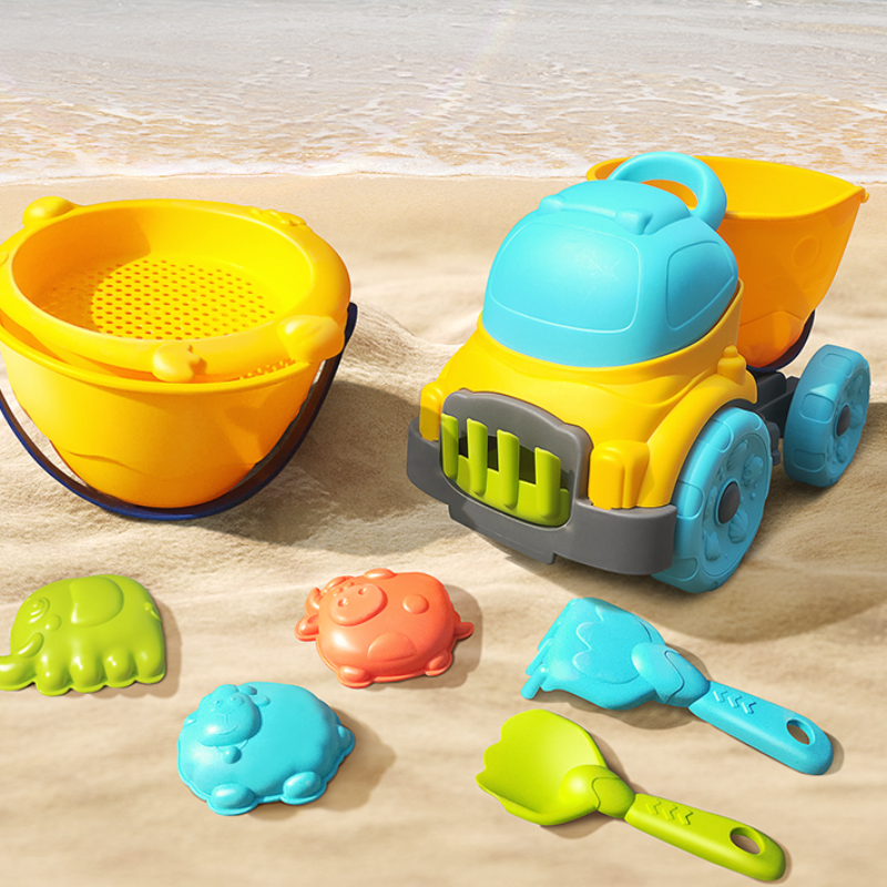 澳乐沙滩玩具套装玩沙工具宝宝玩儿童具车