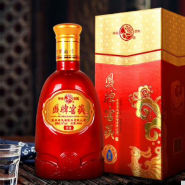 78元包邮！西凤酒 52度 凤牌窖藏窖尊 2瓶礼盒装