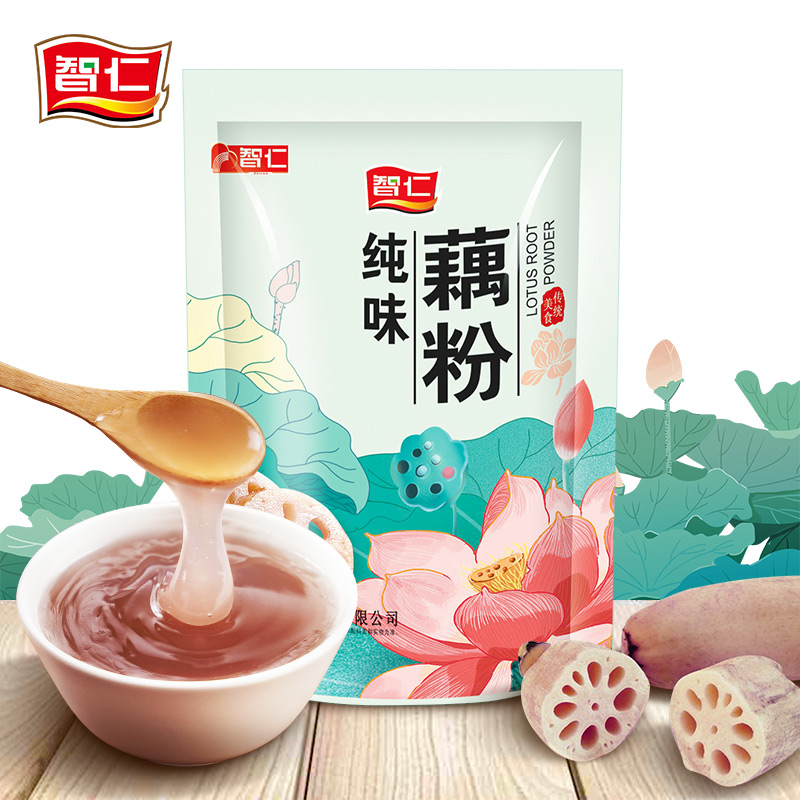 智仁纯味藕粉原味及食早餐小袋装无添加