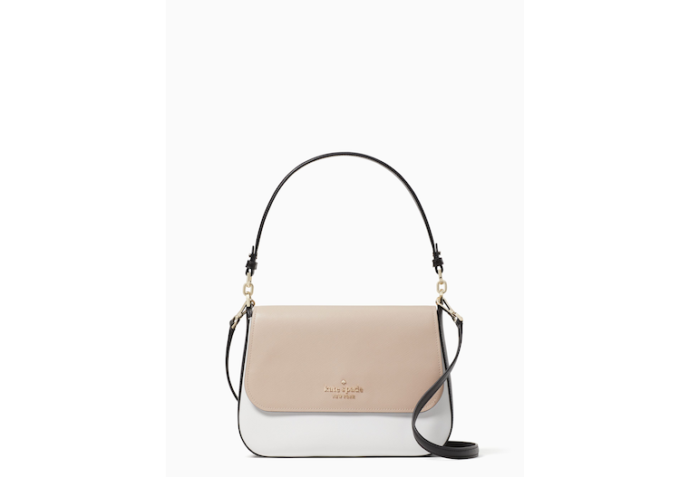 Kate Spade Staci Colorblock Saffiano Leather单肩包