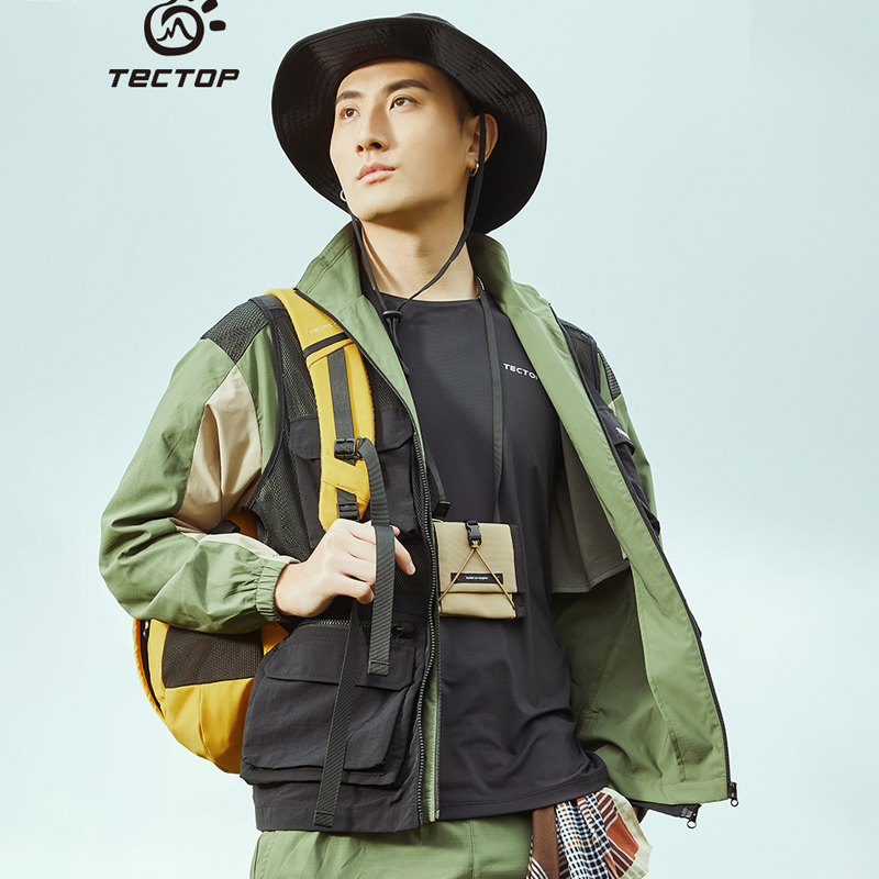 【单件112元】探拓户外防风夹克外套男