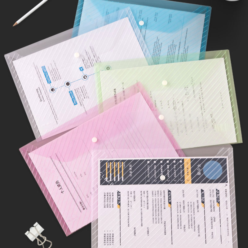 文件袋透明塑料中考高考考试袋6个装