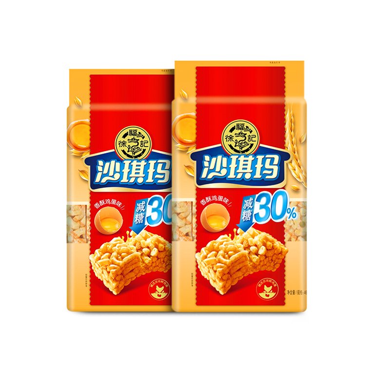 【加量不加价】徐福记沙琪玛526g*2