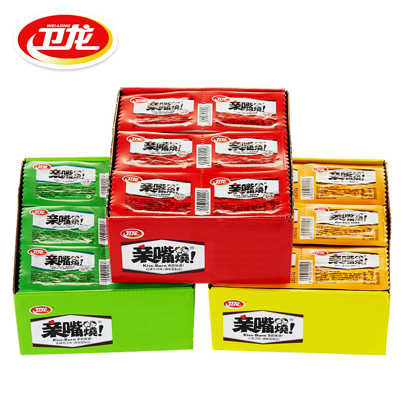 百亿补贴11.9元！卫龙亲嘴烧辣片60片