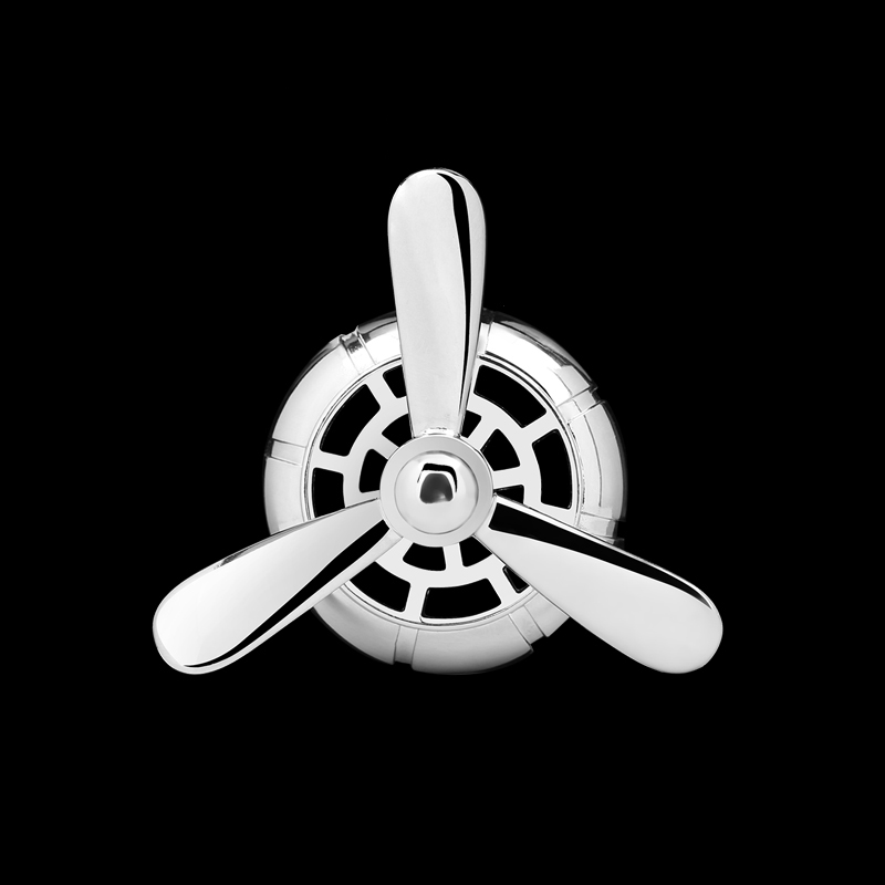 车载香水香薰汽车上空调出风口装饰风扇