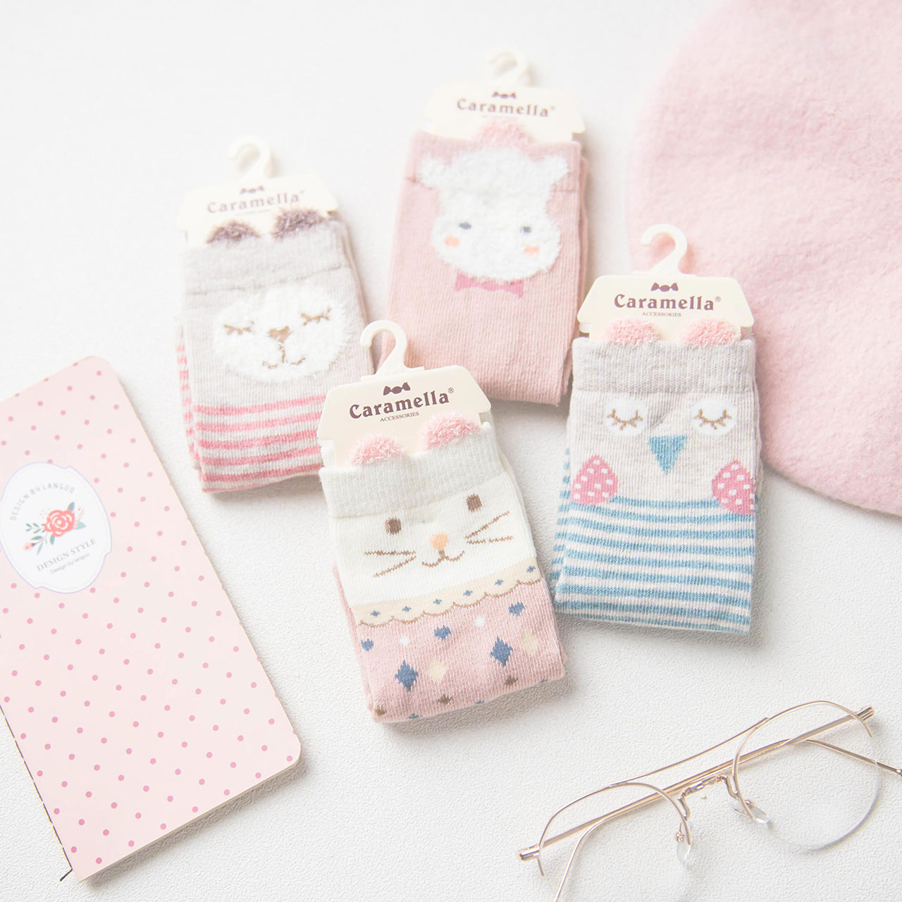 caramella儿童袜子春秋纯棉款