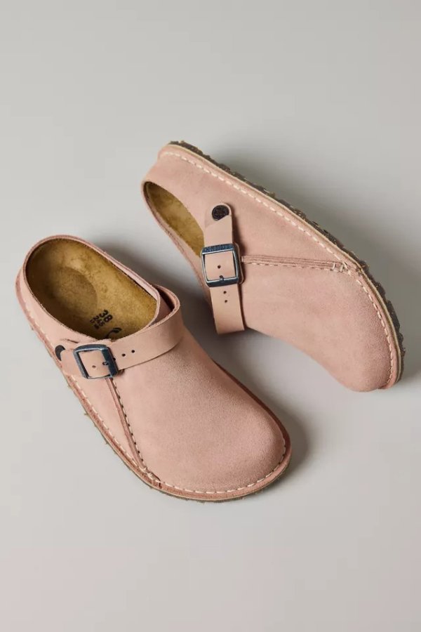 Birkenstock Lutry 女士麂皮凉拖