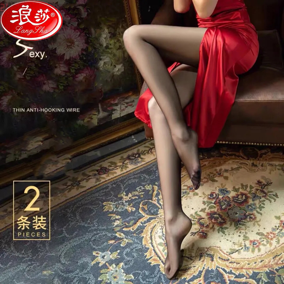 浪莎高端3双菠萝丝袜网红光腿性感