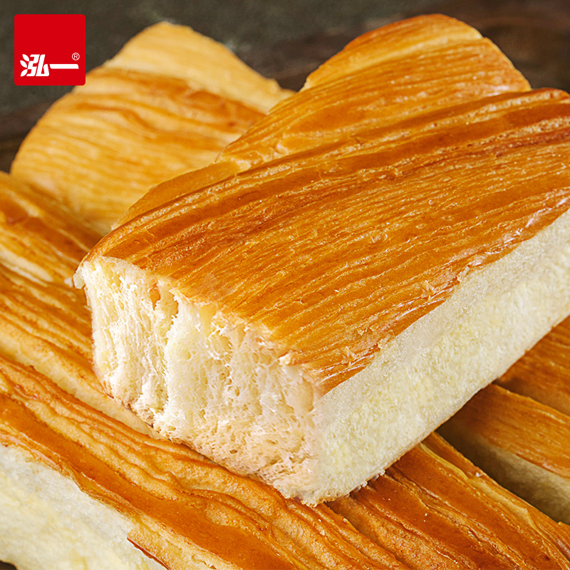 【拍两件】泓一手撕面包800g共2箱