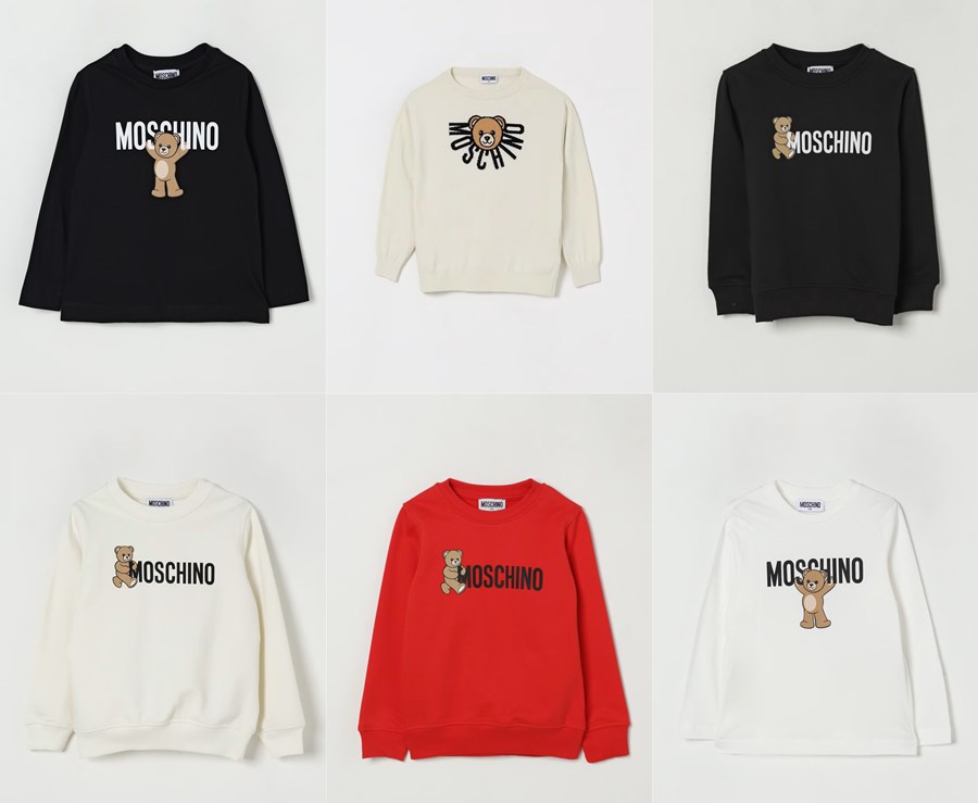 Moschino Kids t-shirt with a playful bear design, on sale.