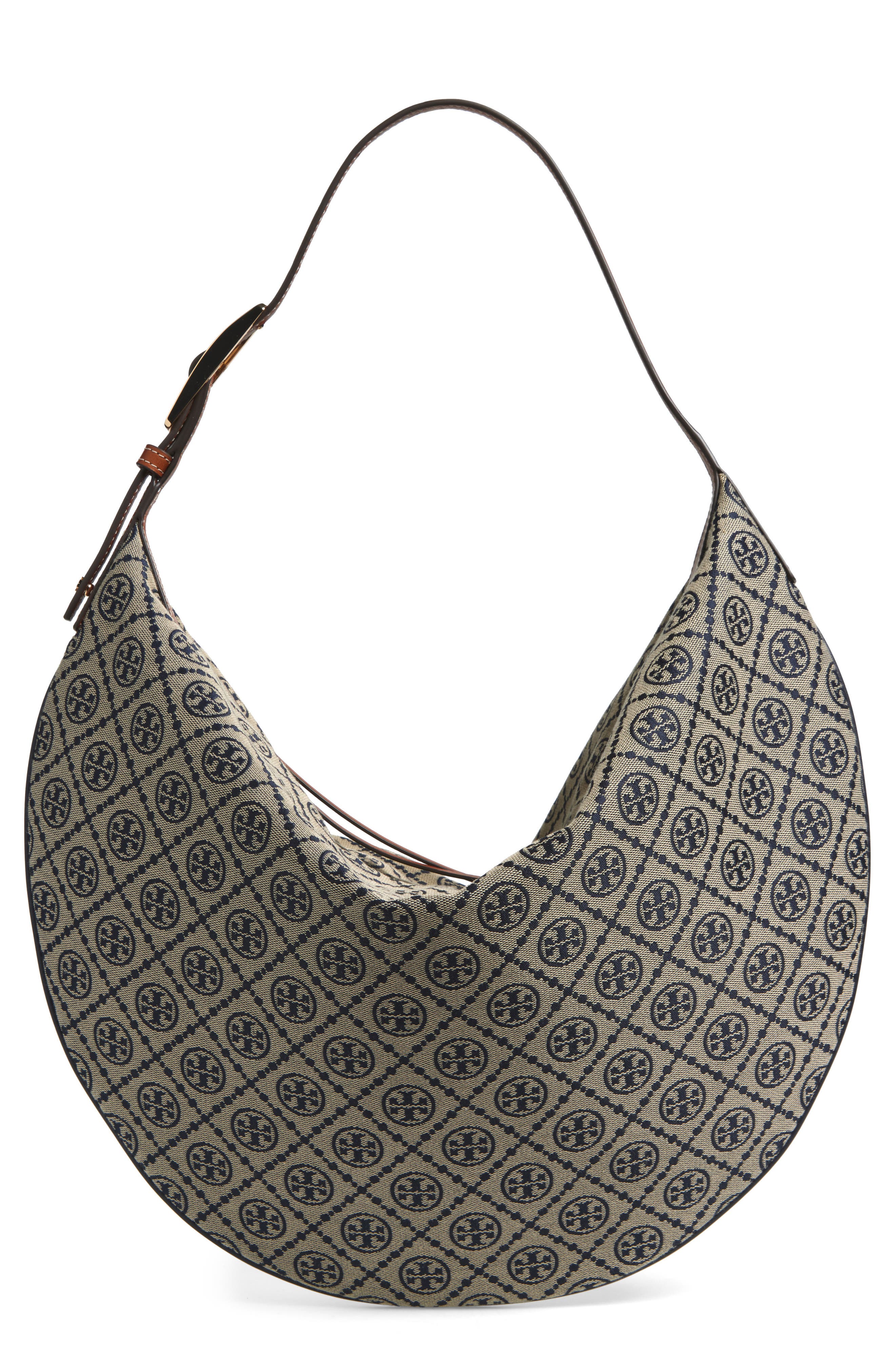 Tory Burch T Monogram Jacquard Balloon Bag