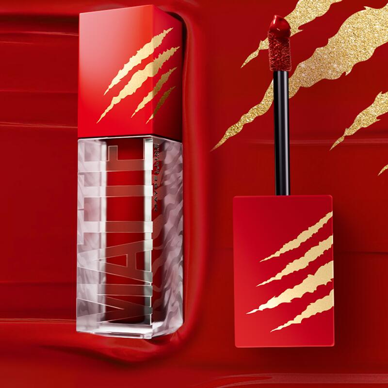 拍3件美宝莲纽约羽绒雾面唇釉3支