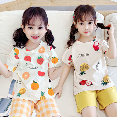 【统一价】2件套睡衣夏季男女童空调服