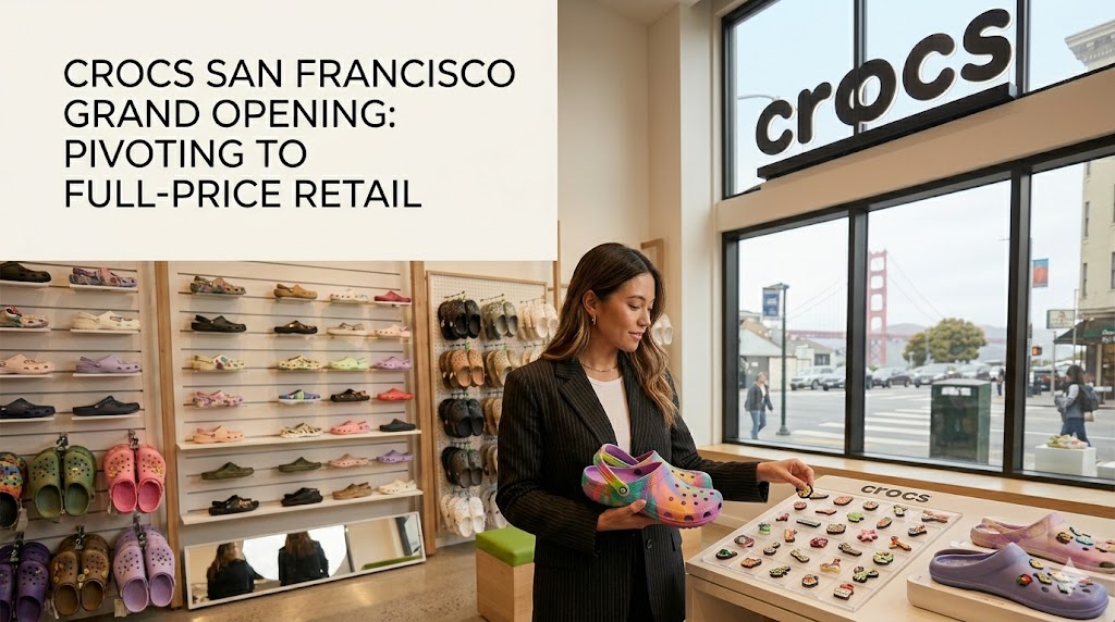 Crocs San Francisco Premium Full-Price Retail Store Interior