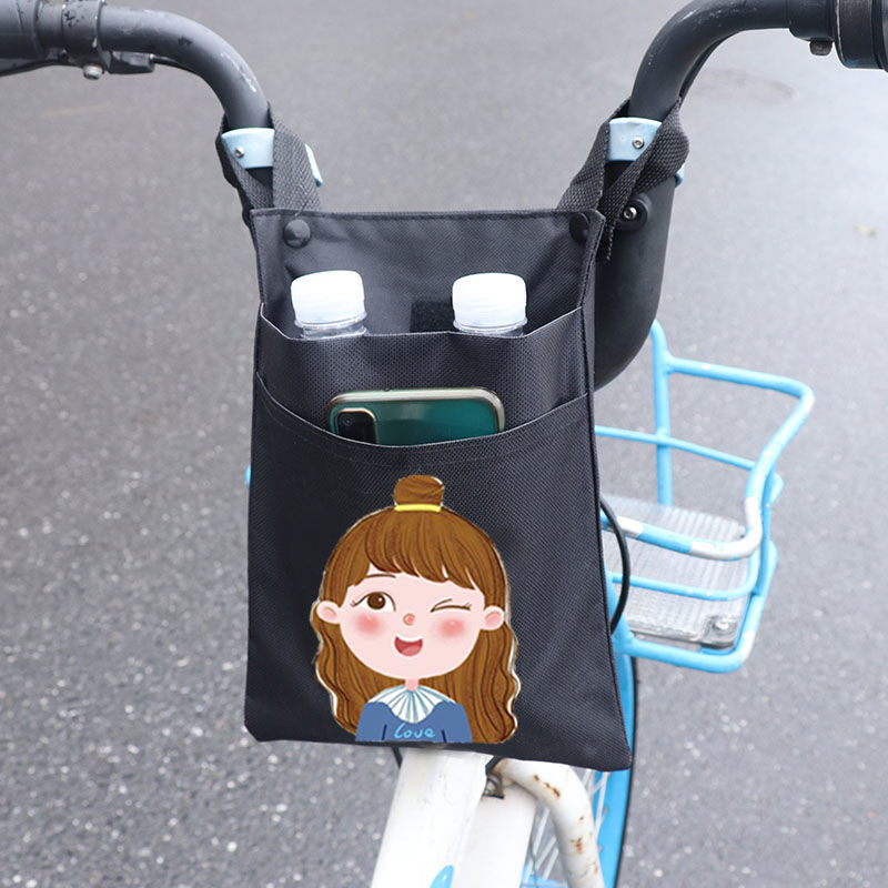 电动电瓶车储物收纳袋电瓶车自行车置物