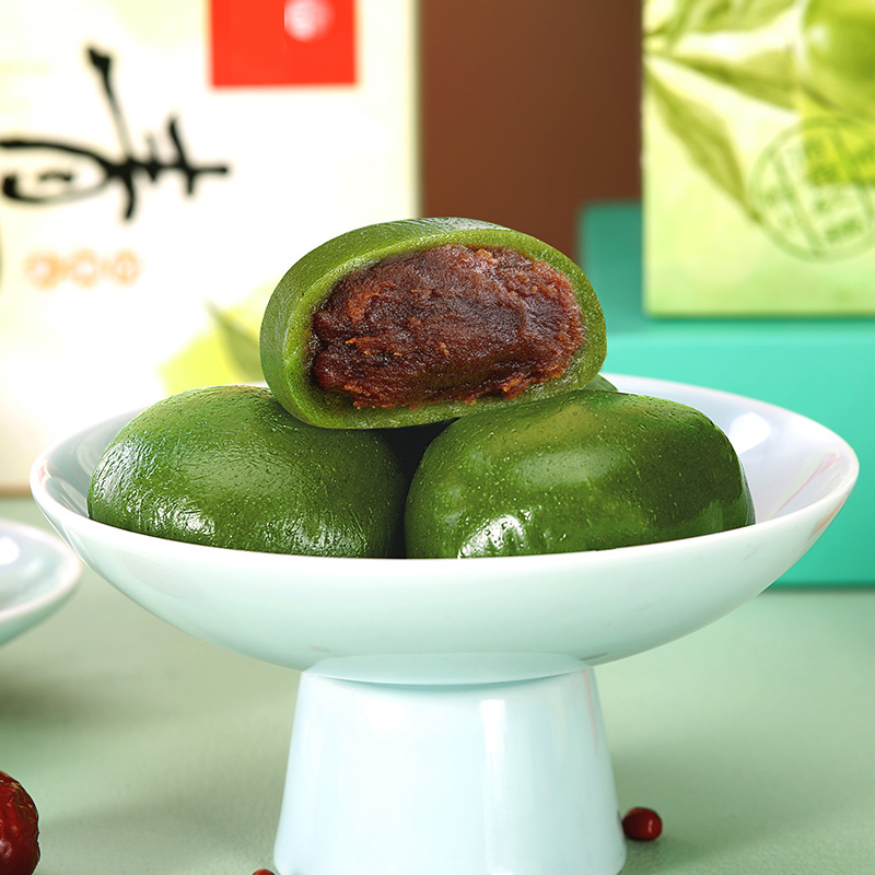 拍两件【稻香】网红特产糕点豆沙青团240g*2