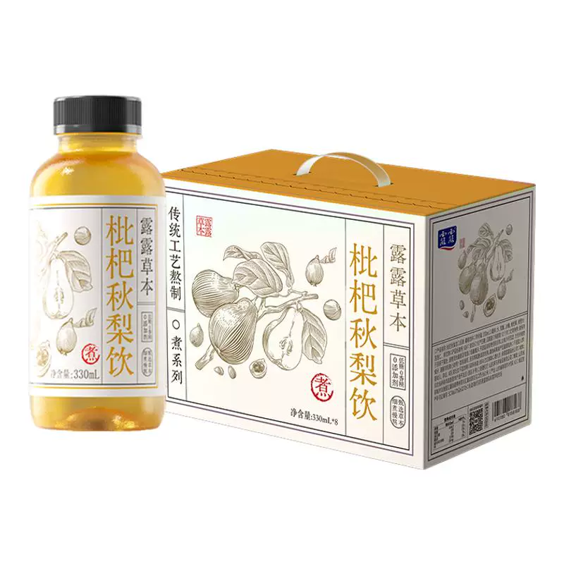 露露植本.桂圆姜枣饮330ml*8瓶