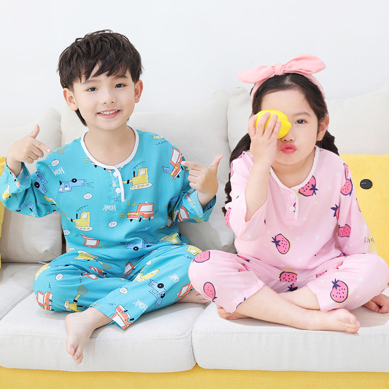 【统一价】2件套夏季儿童棉绸睡衣