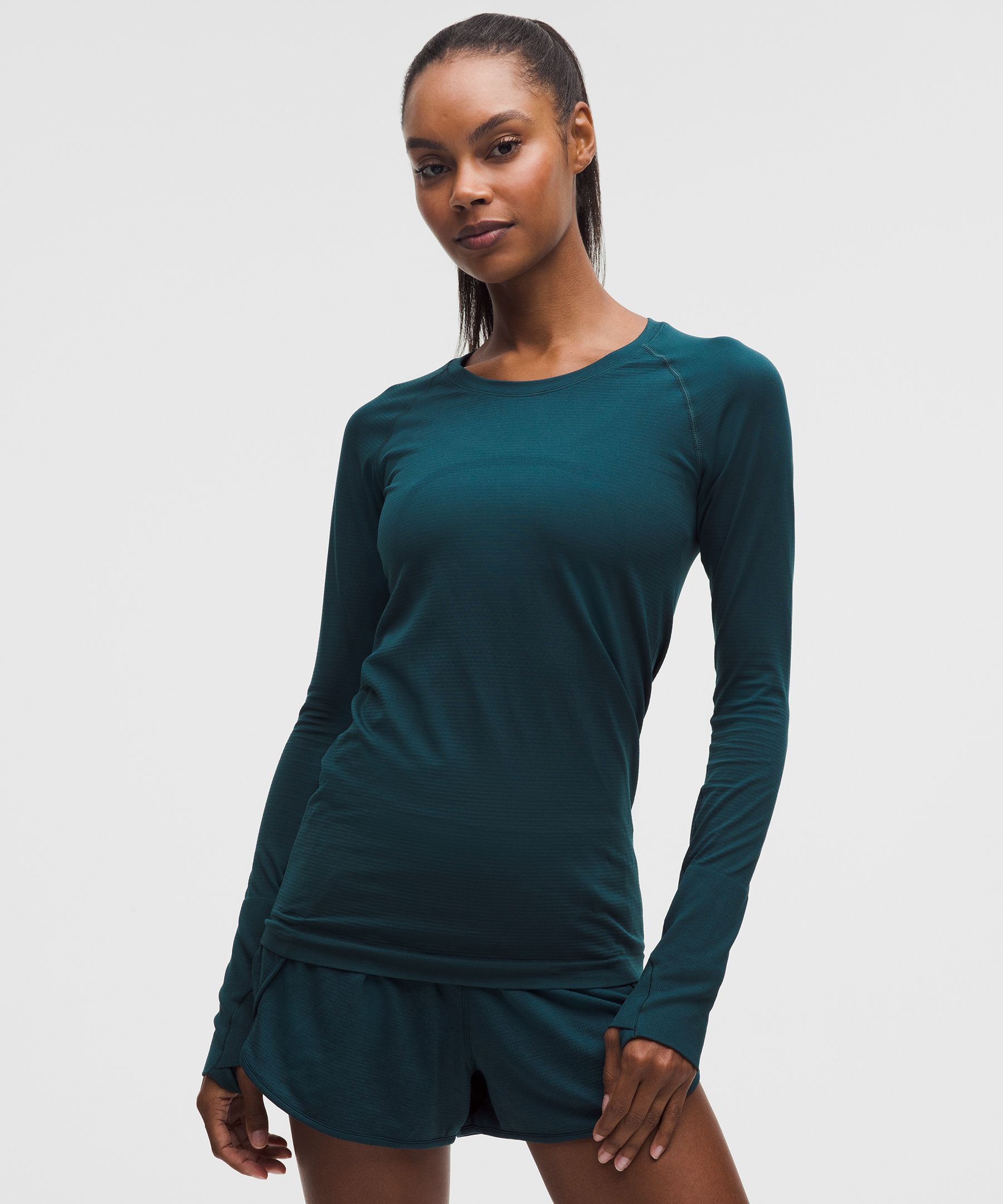 Lululemon Swiftly Tech Long-Sleeve Shirt 2.0 *Hip LengthC$54.00