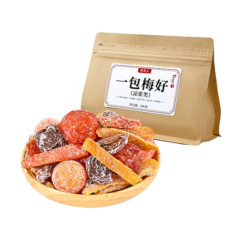 牧果人梅好混合果脯500g