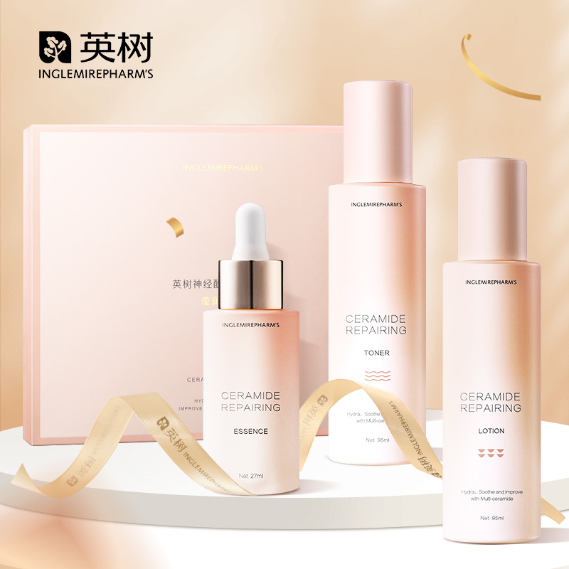 【送礼袋】英树神经酰胺舒妍细致系列套盒
