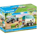 Playmobil 摩比世界 Country 70511 小马拖车玩具