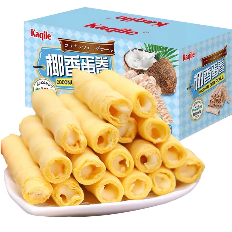 【整箱】榴莲注心椰香夹心蛋卷