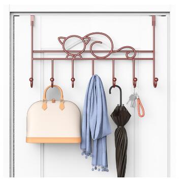6.8元包邮！易时代家居 免打孔门上背式挂衣架
