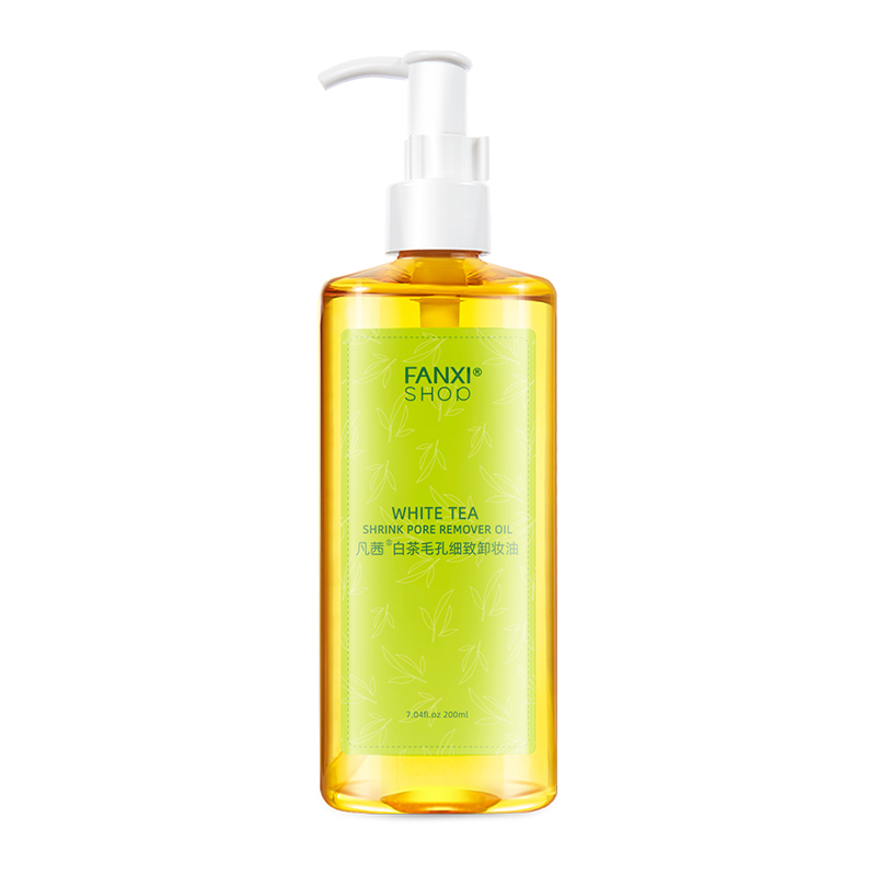 凡茜卸妆油女细致毛孔白茶卸妆油200ml