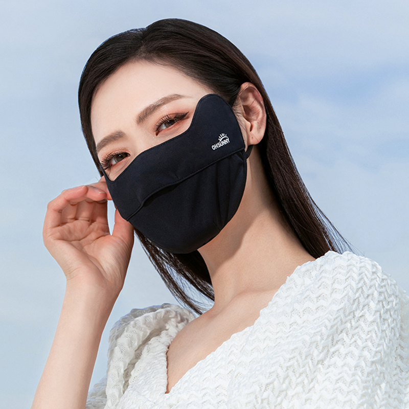 ohsunny防晒口罩UPF50+时尚透气防紫外线