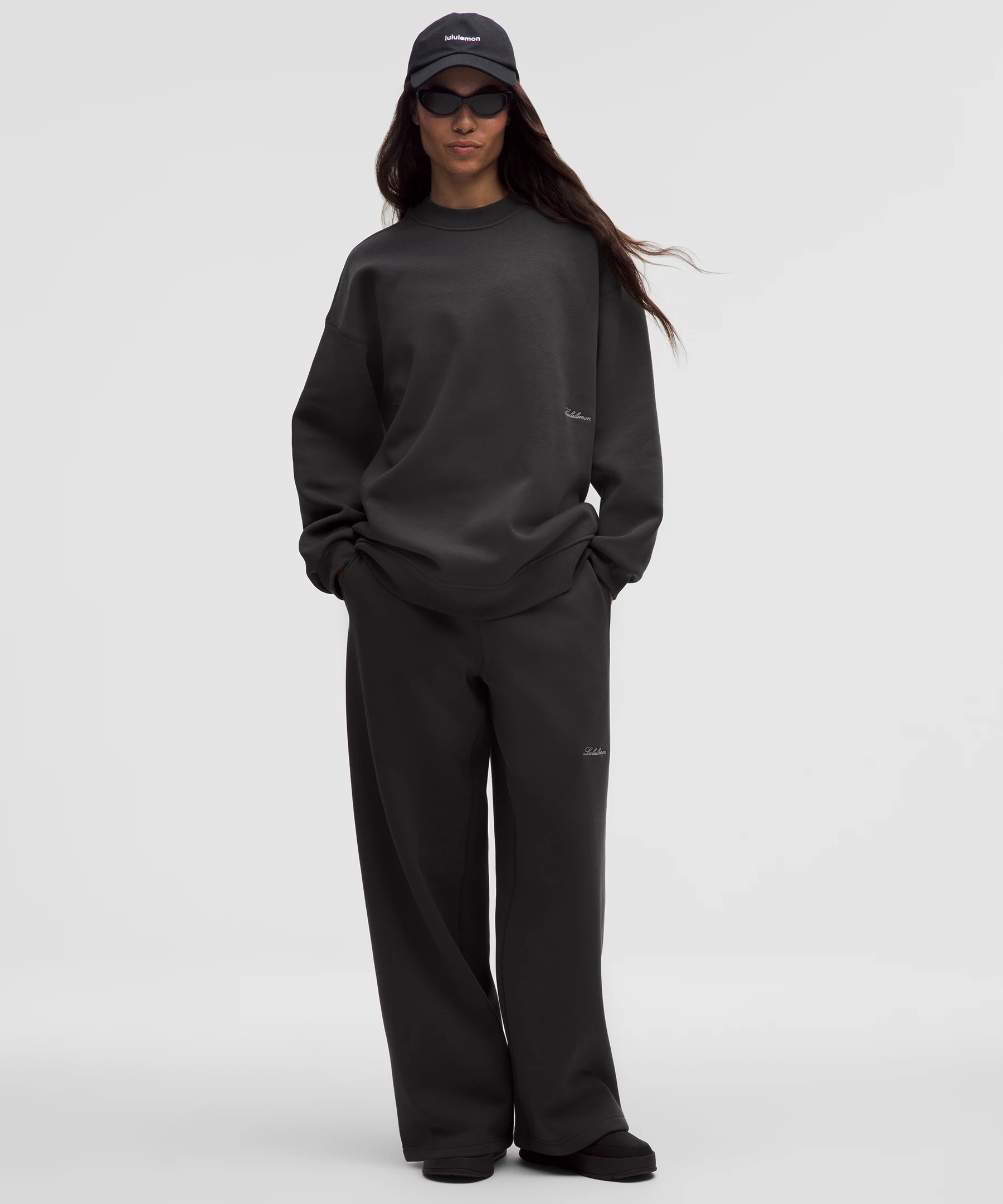 Lululemon Women's Big Cozy Ultra-Oversized 女裤 Graphite Grey XL