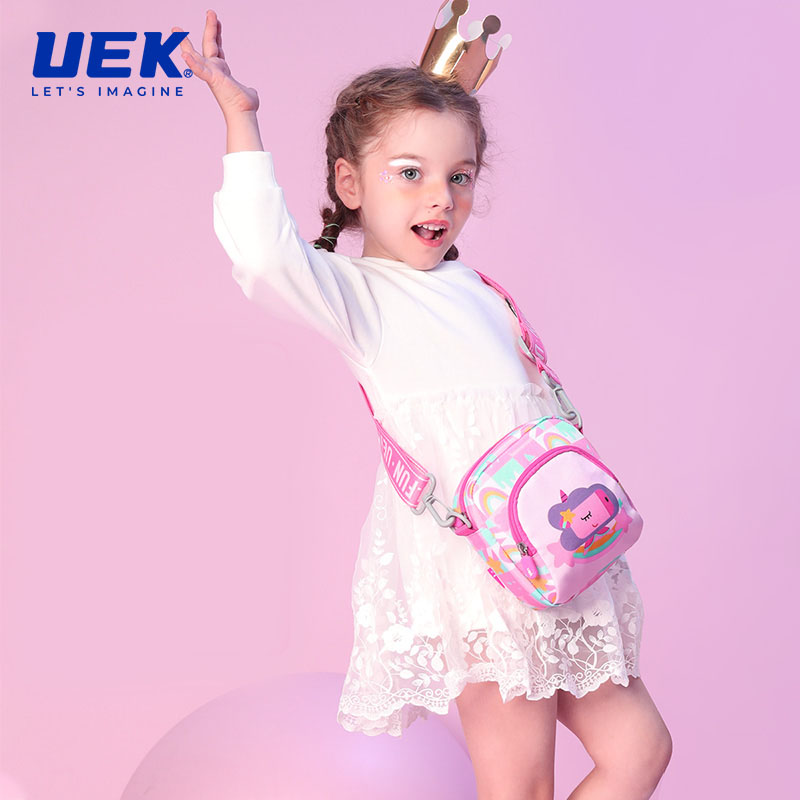 uek旗舰店儿童时尚可爱斜挎包