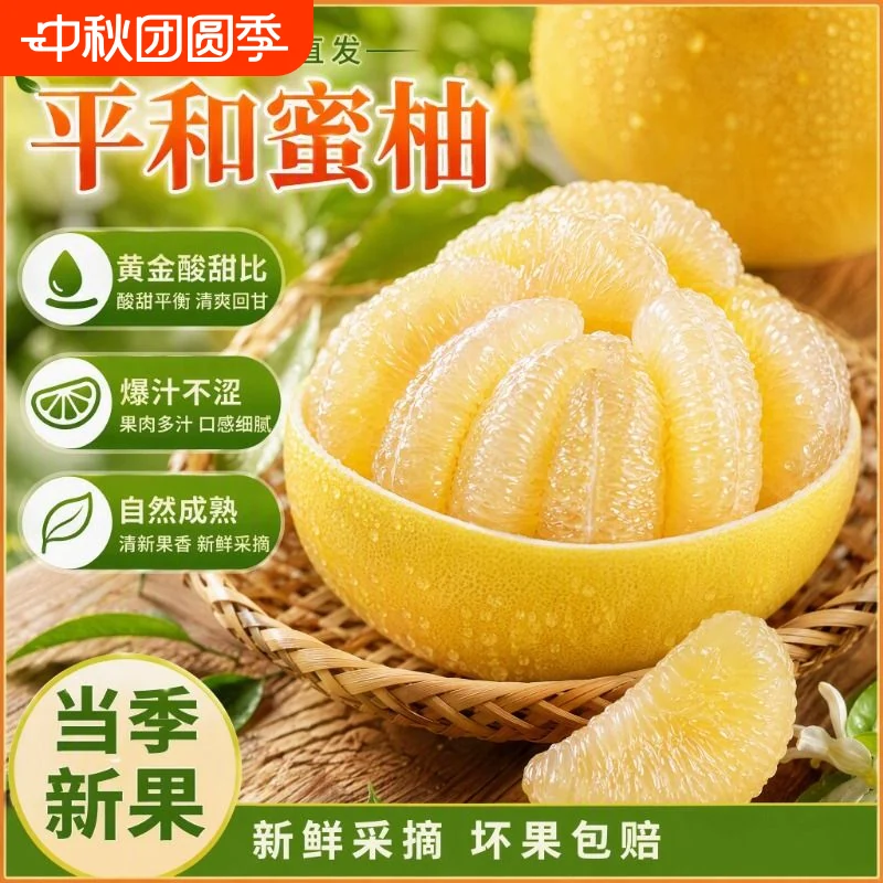 琯溪蜜柚白心5斤