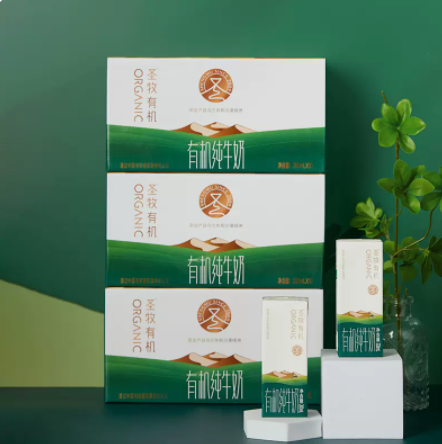 89元包邮！圣牧沙漠有机纯牛奶200ml*10盒*3箱