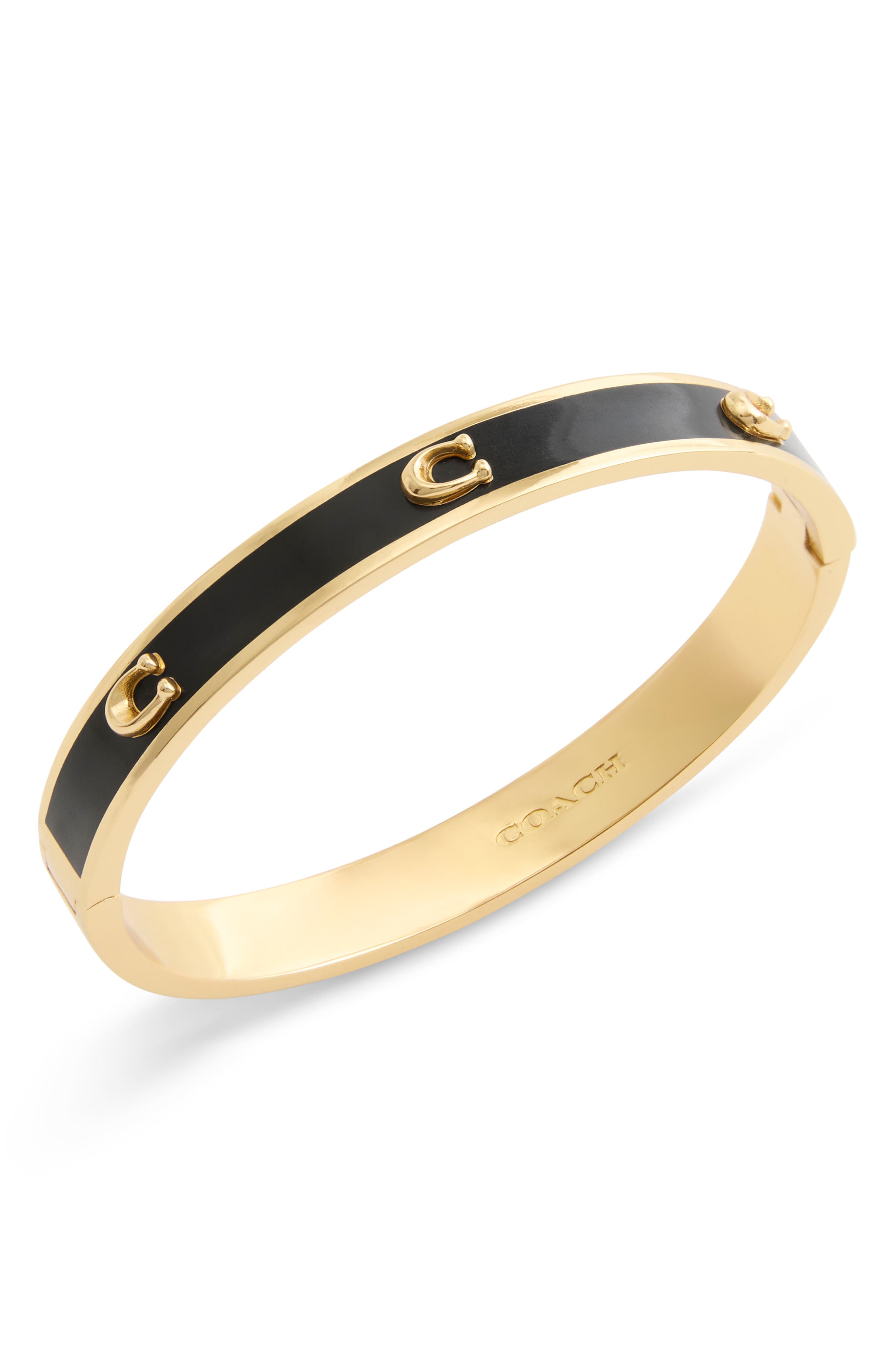 COACH Enamel C Hinge Bracelet