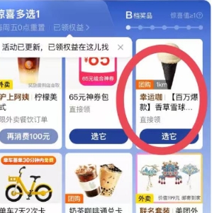  美团部分人有0蜜雪/冰淇淋/喜姐
