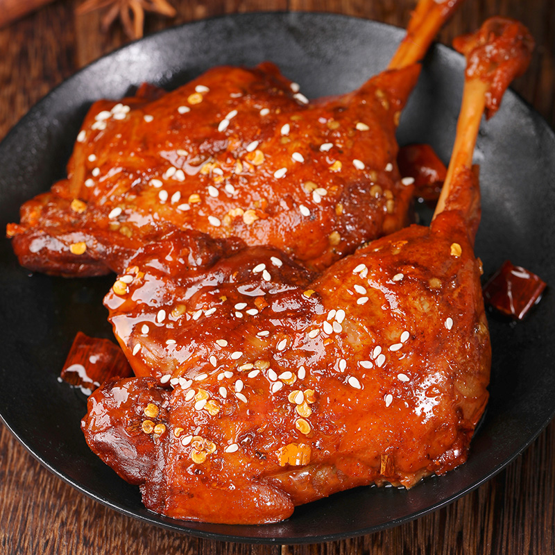 【新浦村】100g*2包新浦村卤制大鸭腿零食