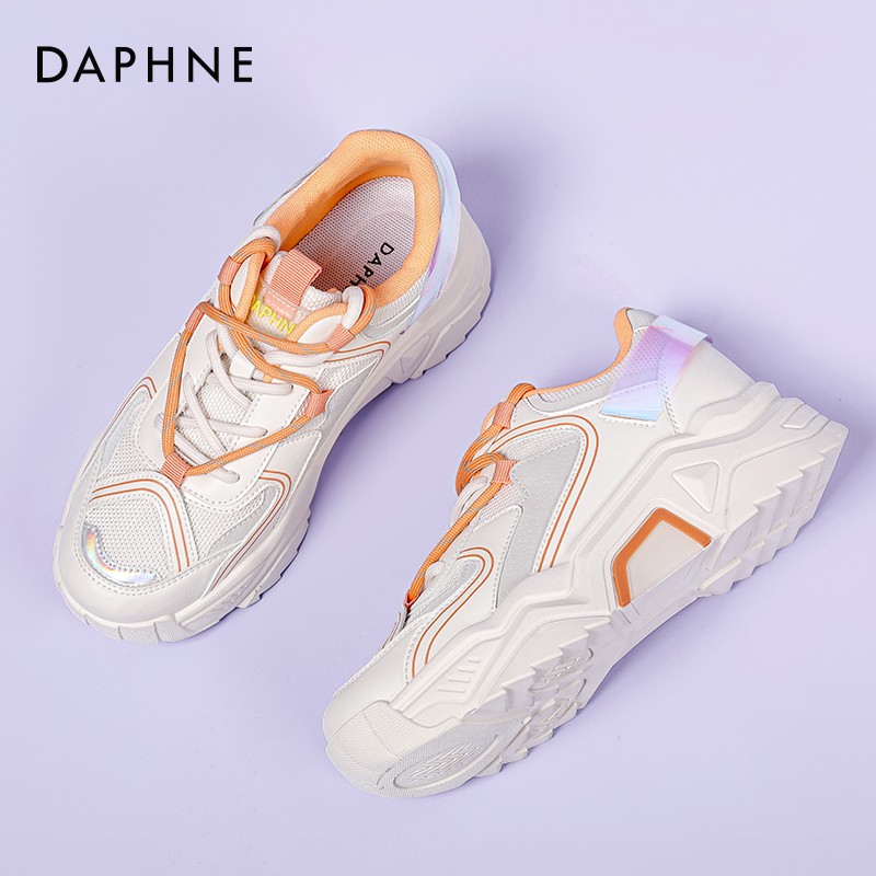 【JD旗舰店】达芙妮（DAPHNE）女鞋老爹鞋