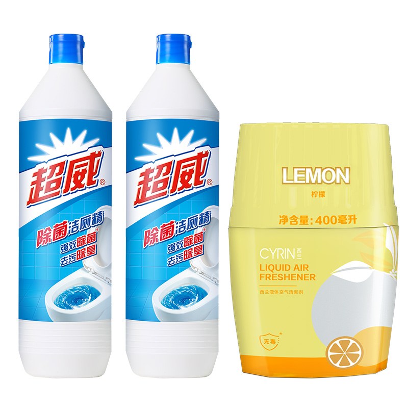 空气清新剂400ml*1+超威洁厕2*400ml