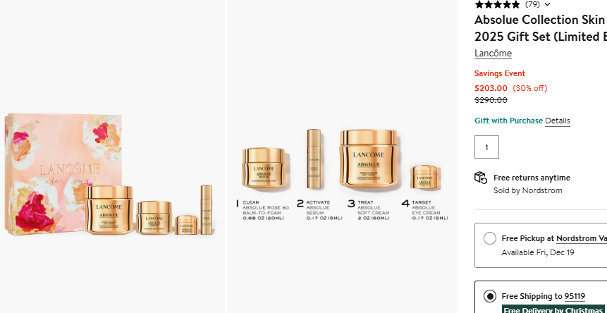 Lancome Absolue Gift Set Nordstrom Sale