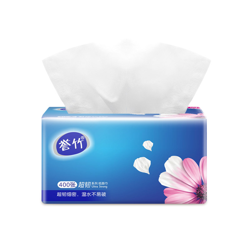 稳定签到【4大包1600张】誉竹可湿水抽纸