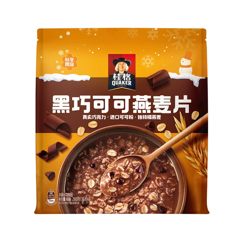 桂格黑巧可可燕麦片280g