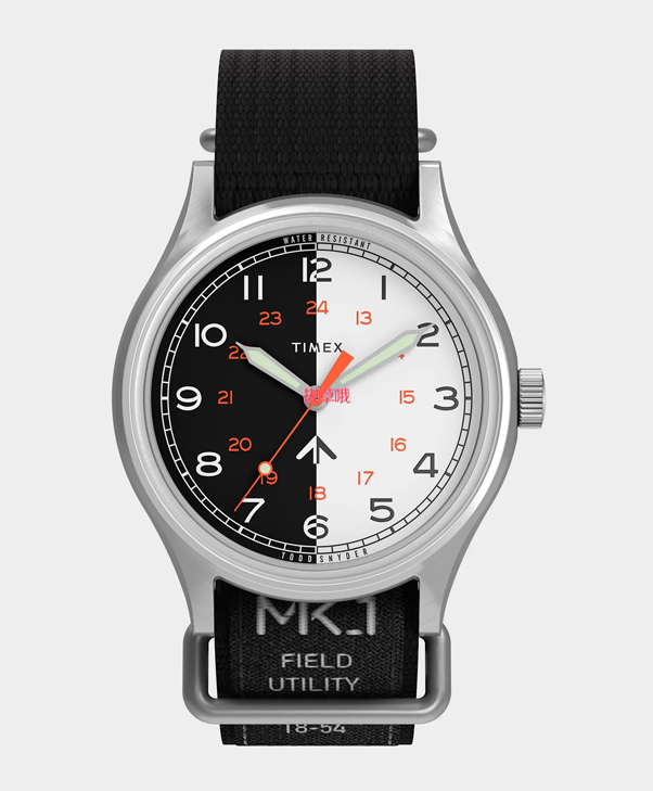 上架！Timex x Todd Snyder MK-1“Black + White”限量版男士手表,售价