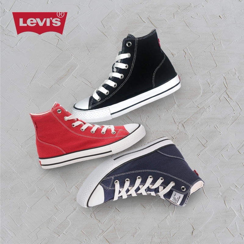 【Levis李维斯】男女高低帮帆布鞋