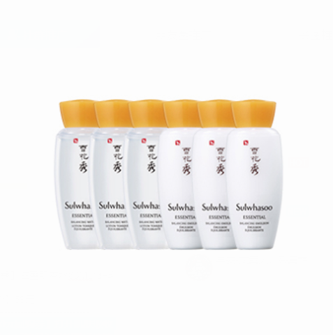 59元包邮！雪花秀 滋盈肌本水30ML*3+乳30ml*3