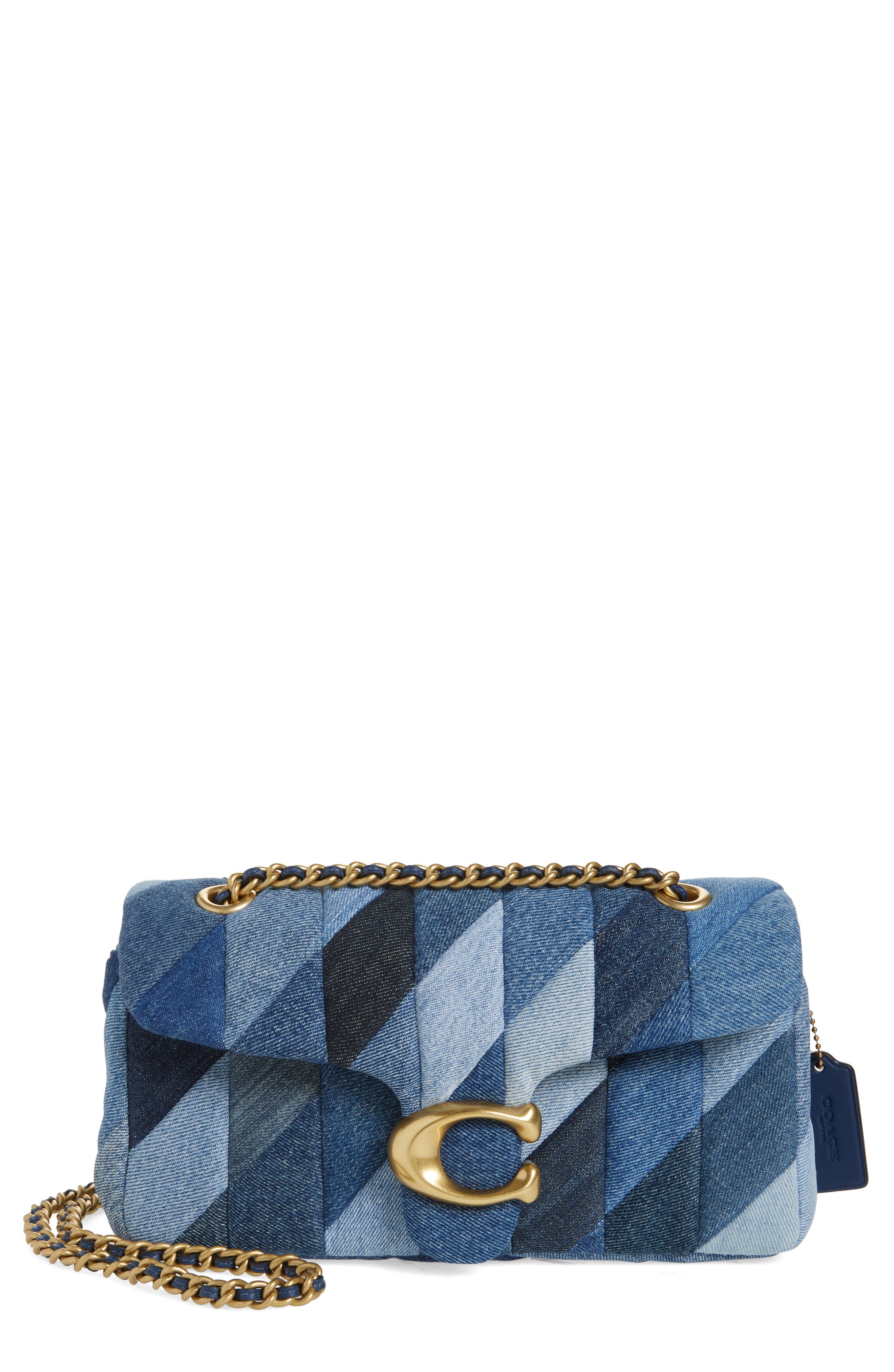 COACH Tabby Quilted Patchwork Denim 蔻驰单肩包