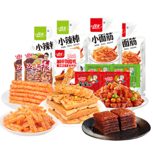 14.9元包邮！佳龙 辣条大礼包720g